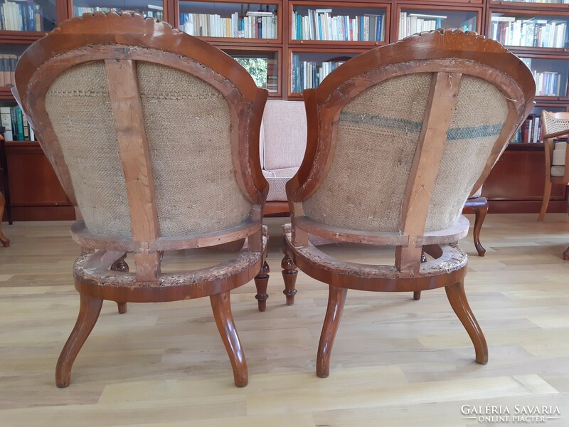 Pair of miss armchairs