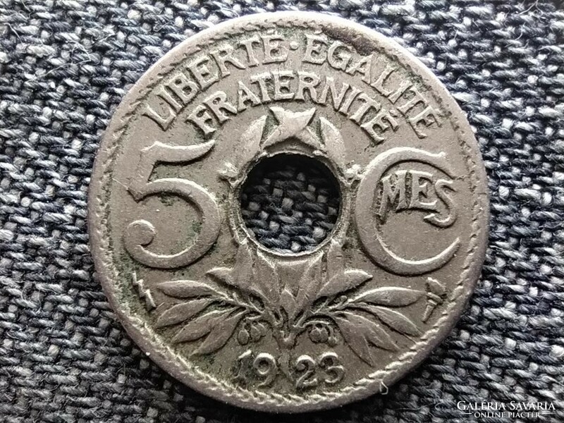 Franciaország Harmadik Köztársaság 5 Centimes 1923 (id45600)