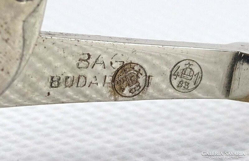 1H700 old two-arm pharmacy scale bag Budapest 1941