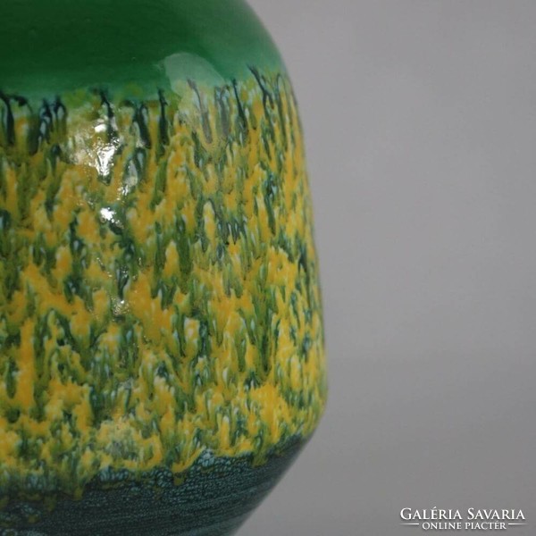 Iparművészeti retro kerámia váza
