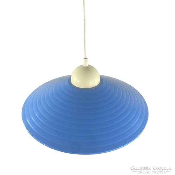 Massive Belgium - blue ceiling lamp 60s/70s