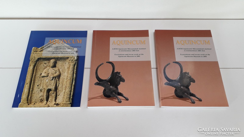 Brand new Aquincum booklets about the 1999 and 2001 excavations and salvage