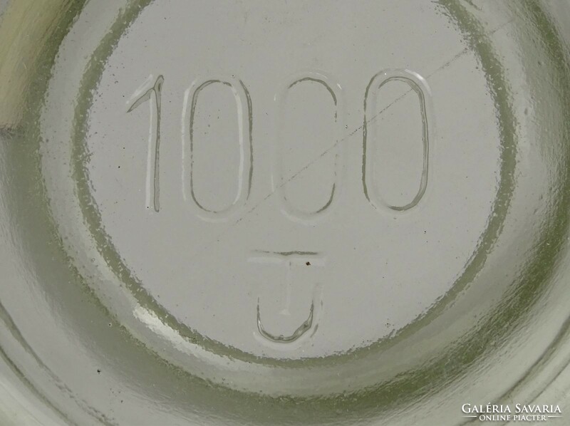 1I653 Régi gyógyszertári patika üveg pár 19.5 cm