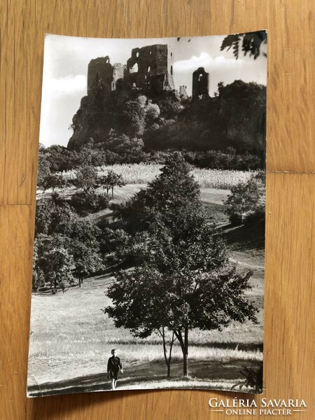 Csesznek - castle ruins postcard