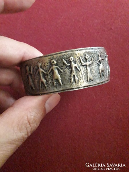 John Percz bracelet. Silver plated copper