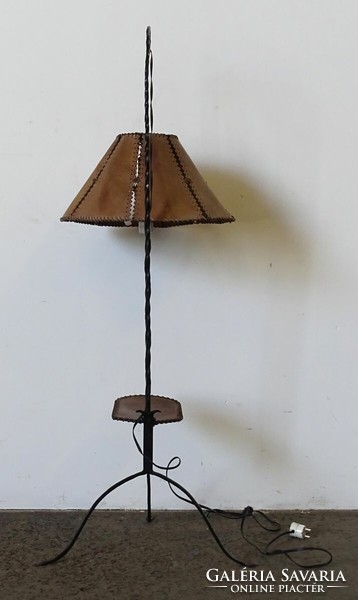 1K284 Antik kovácsoltvas egyedi állólámpa 138 cm