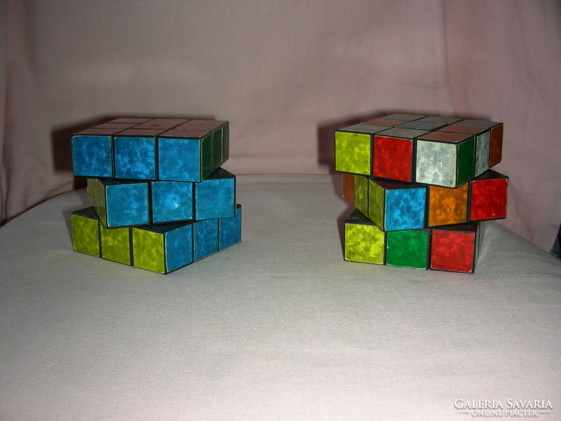 Régi Rubik kocka 2 darab