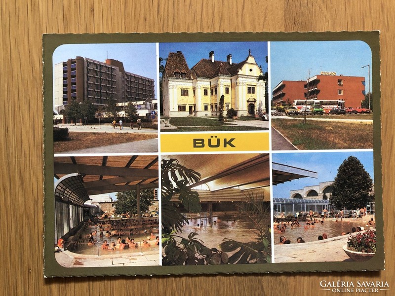 Bük  képeslap   -   Postatiszta