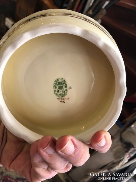 Zsolnay porcelain centerpiece, excellent, 14 cm in diameter