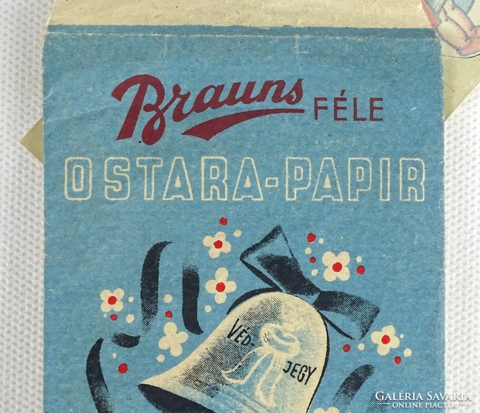 1J001 Régi Brauns féle Ostara papír húsvéti tojás díszítő készlet