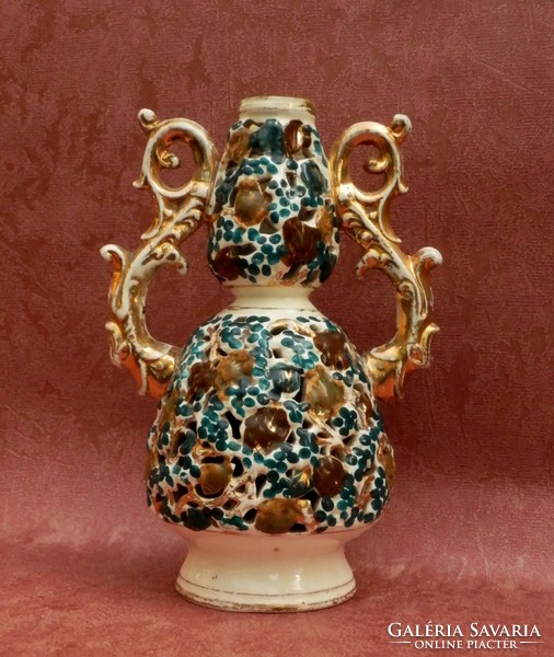 Fischer i openwork double-walled vase