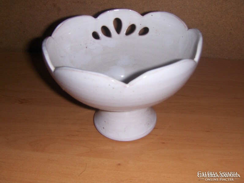 Retro base ceramic pot height 11 cm, diameter 16 cm (12/d)