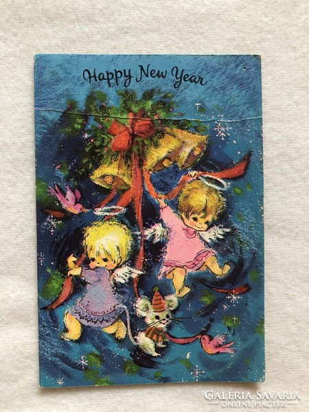 Old New Year postcard - Canada