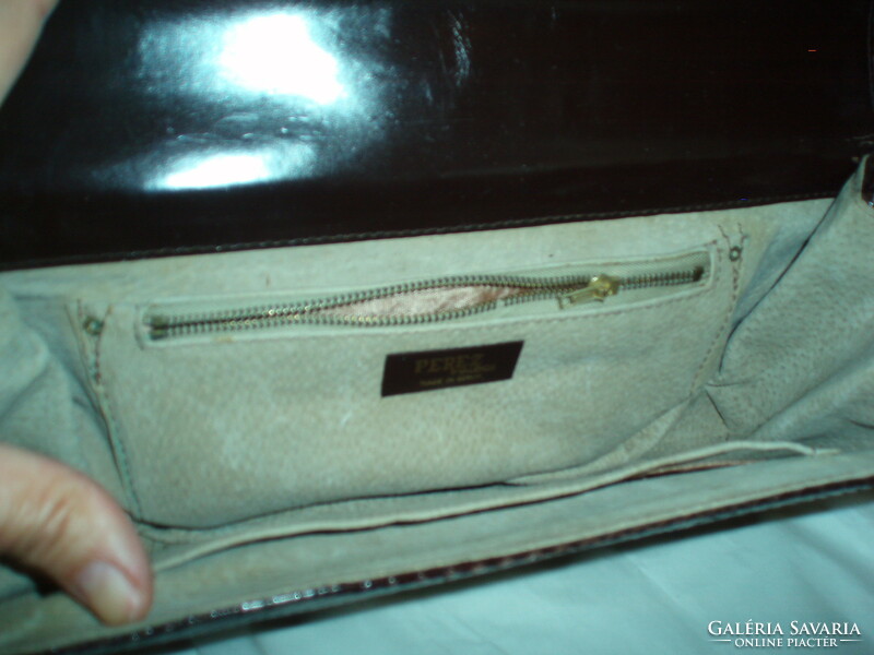 Vintage Perez Spanish Snakeskin Envelope Handbag