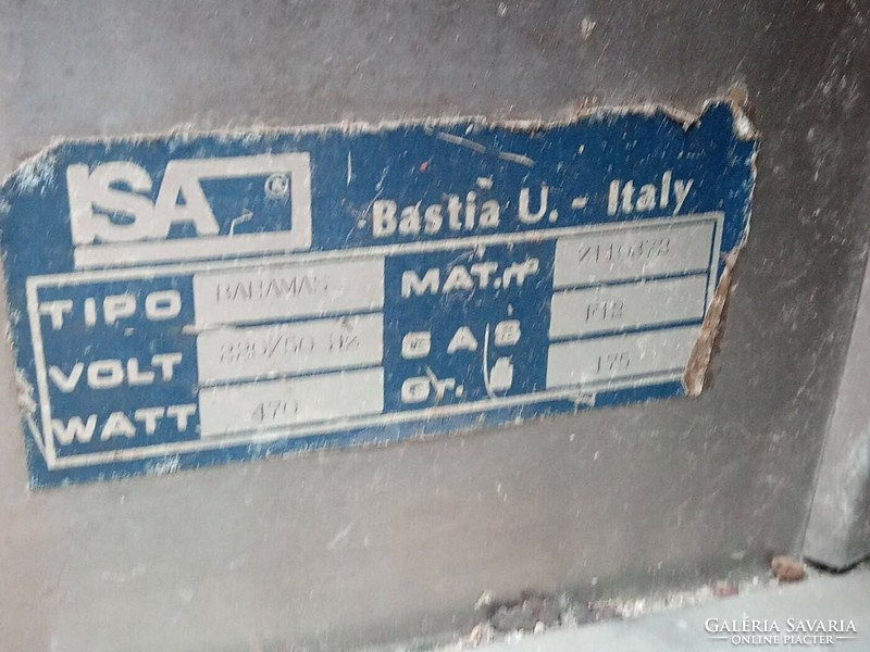 Isa bastia retro Italian stainless steel beer counter