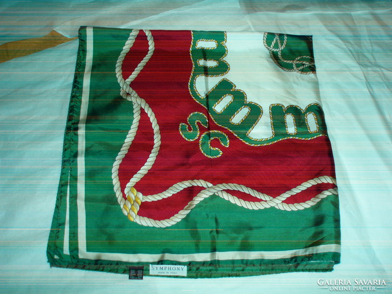 Vintage Italian silk scarf