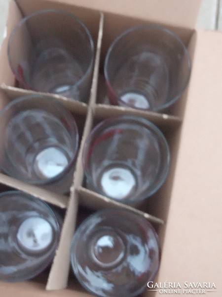6 pieces of 4 dl new krusovice glasses in their original box