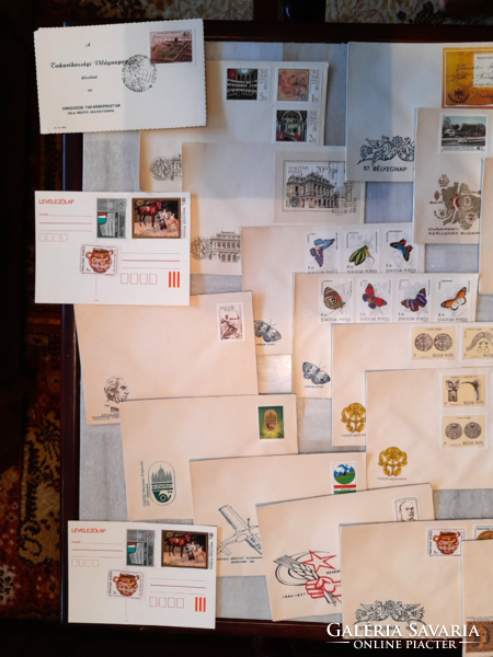 Collection of Fdc first day envelope postage stamps from the 1980s