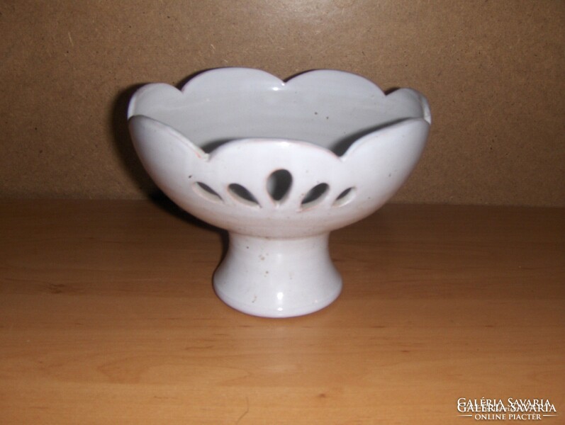 Retro base ceramic pot height 11 cm, diameter 16 cm (12/d)