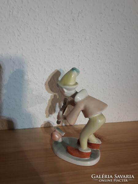 A rare Budapest porcelain lottery boy