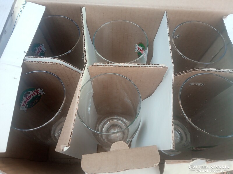 6 new 5 dl dreher glasses in original box