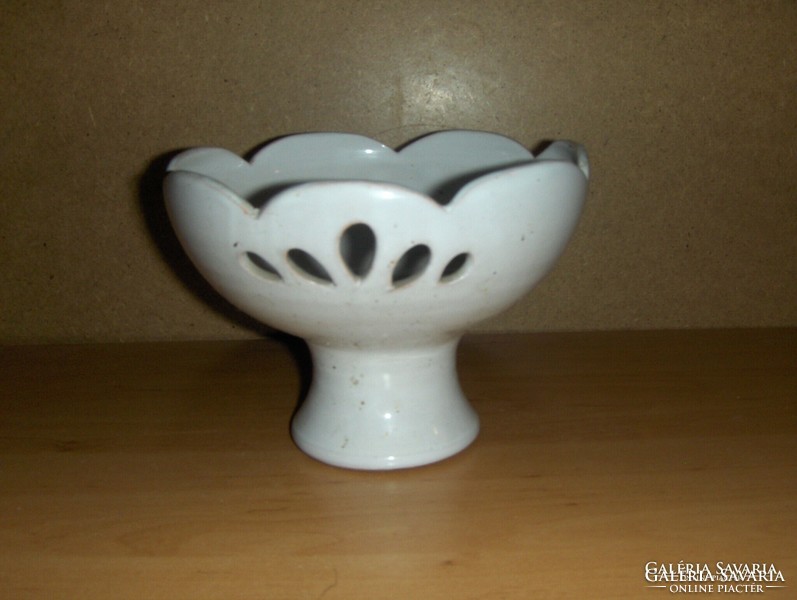 Retro base ceramic pot height 11 cm, diameter 16 cm (12/d)