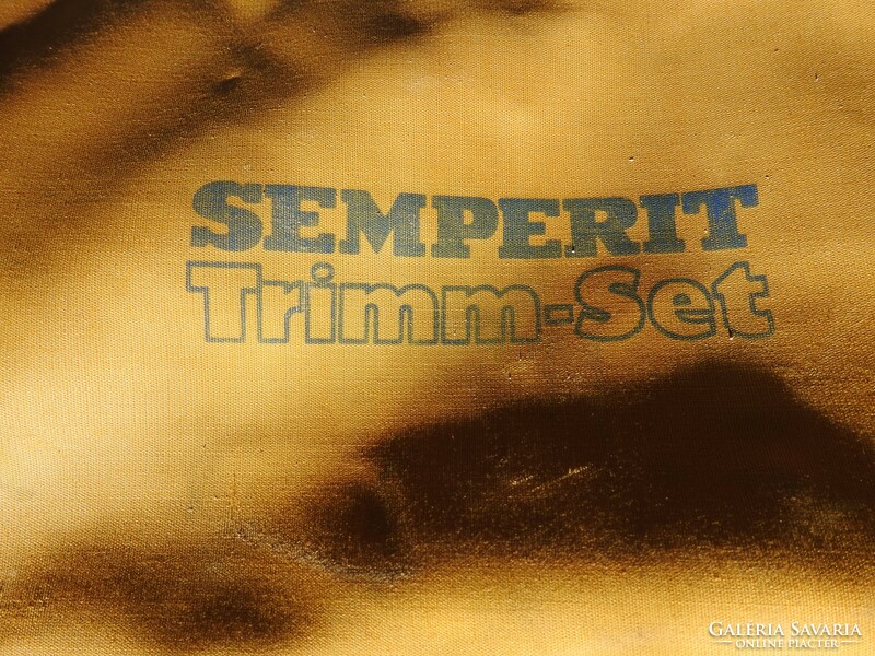 Semperit Trimm- Set Semperit - régi családi edzőkészlet - bady készlet táskájában