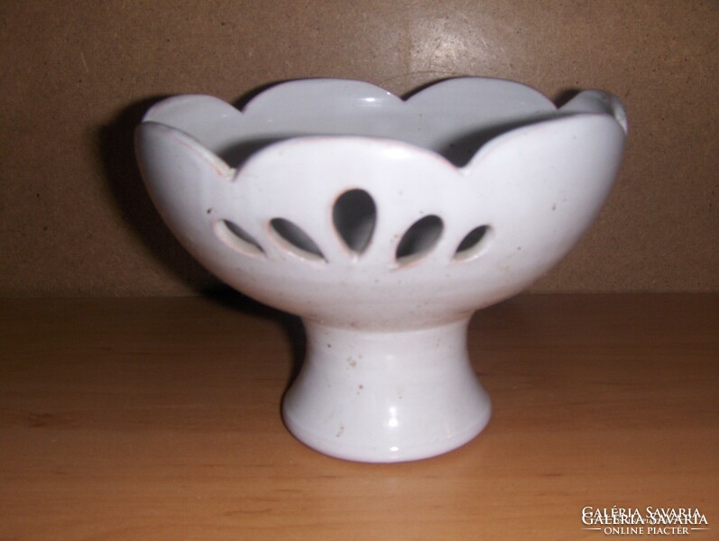 Retro base ceramic pot height 11 cm, diameter 16 cm (12/d)