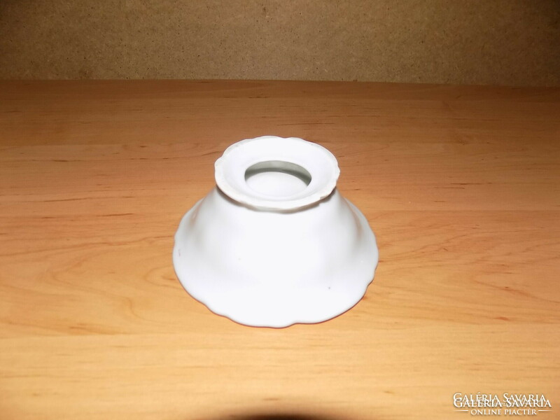 Old porcelain table salt and pepper holder (5/d)