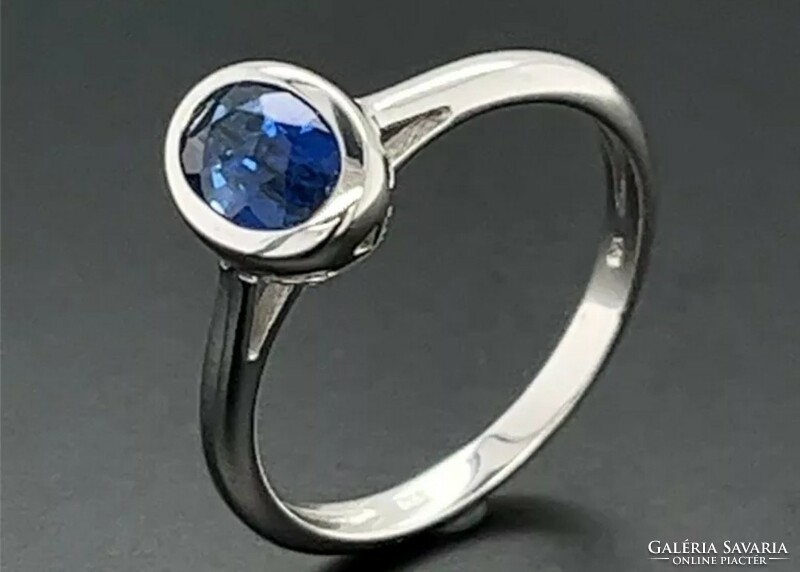 Fabulous kyanite gemstone ring, size 56 925 silver new