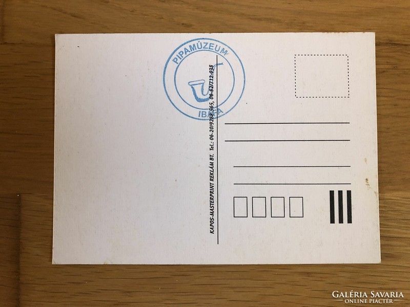 IBAFA - Pipamúzeum  képeslap   -  Postatiszta