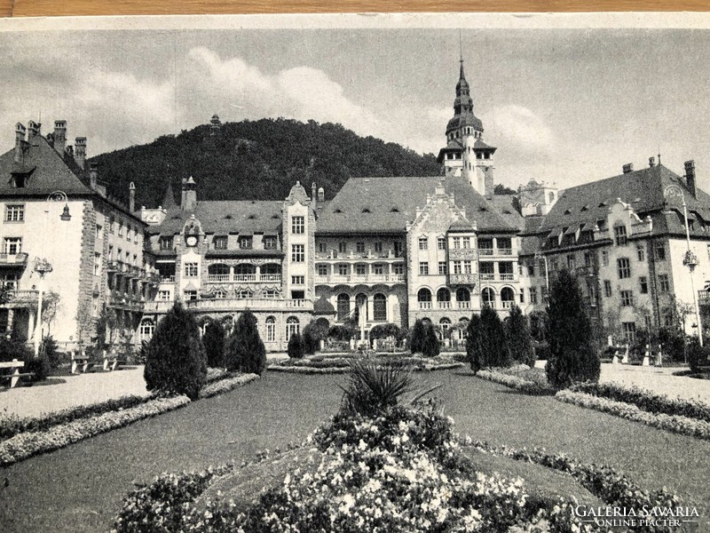 Antique Lillafüred - south side of the palace-hotel postcard - postal clean - Márton Jenő's shot