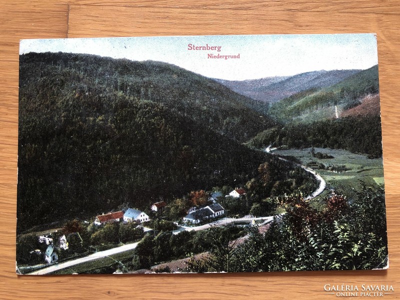 Antique sternberg - niedergrund postcard - 1916