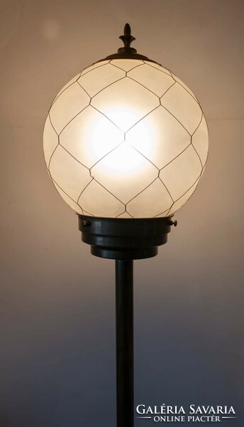 Large copper lamp floor lamp