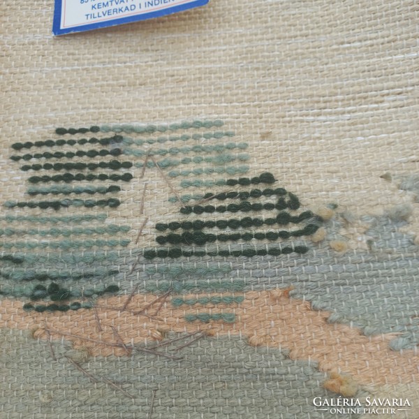 Indian wall picture - handmade with natural fibers -