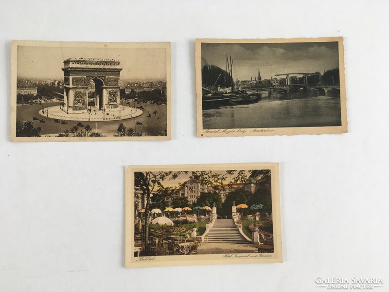 Antique, old, postal clean, French postcard - Paris, Arc de Triomphe '20s / '30s