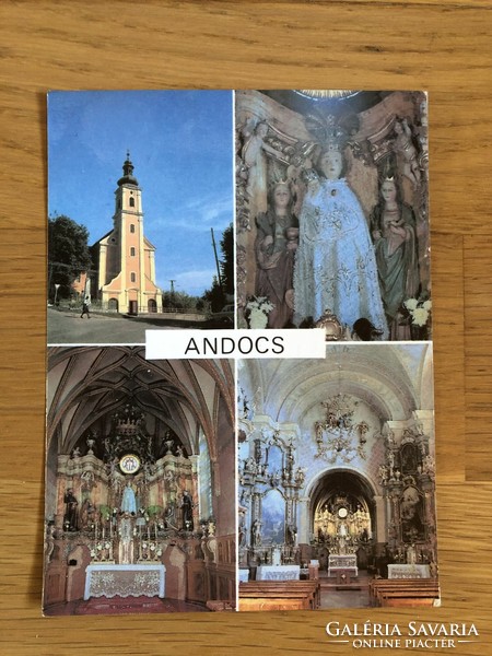 ANDOCS  képeslap   -  Postatiszta