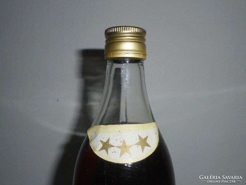 Retro Budafok Brandy ital üveg palack - Buliv gyártó, 1989-es, bontatlan, ritkaság