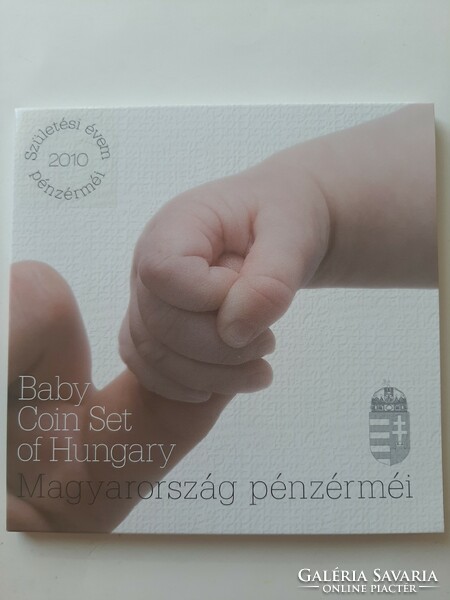 Coins of Hungary 2010 baby in a decorative case circulation line