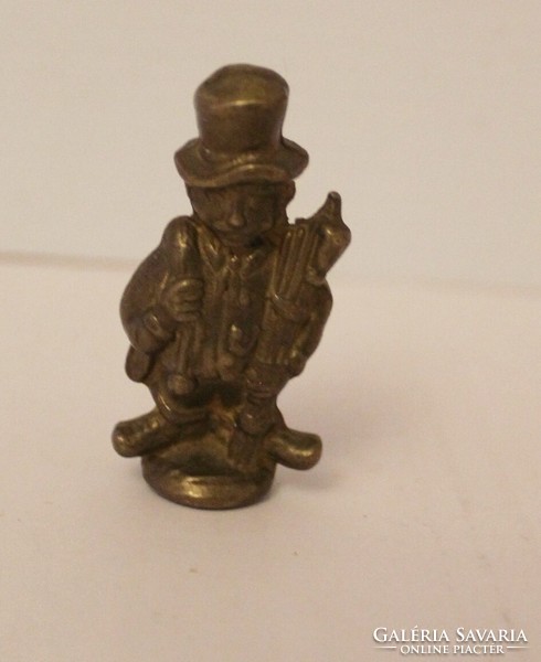 Solid copper miniature figure 4.