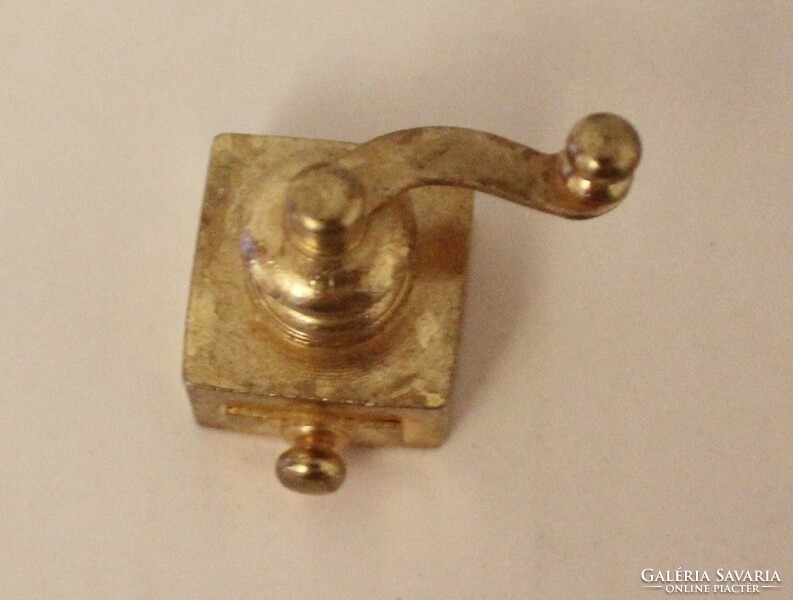 Copper miniature coffee grinder