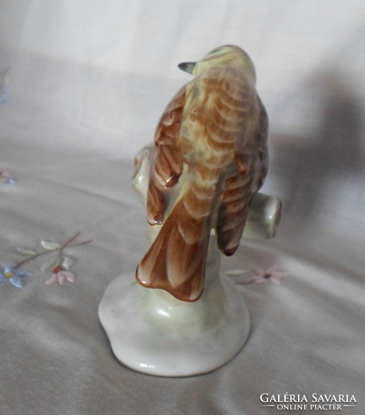 Retro nipp 3.: Aquincum porcelán madár, fészek