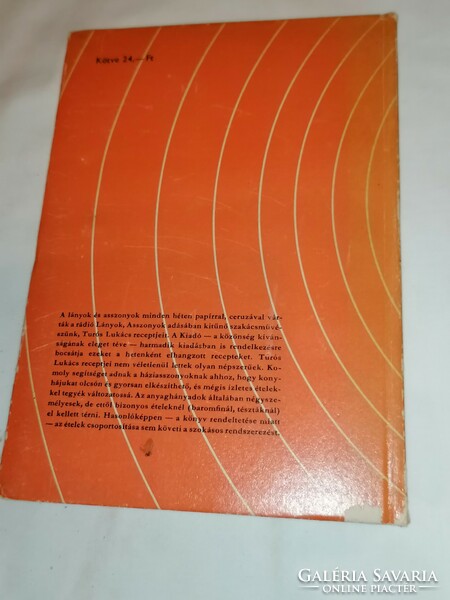 Turós Lukács:  Lányok, asszonyok szakácskönyve 1967.