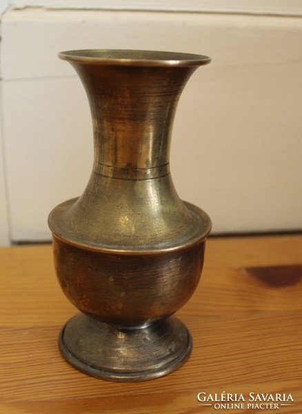 Small copper vase