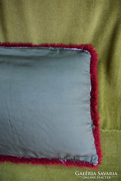 Suba pillow with retro pattern, decorative pillow mid century modern handicraft 49 x 39 x 9 cm