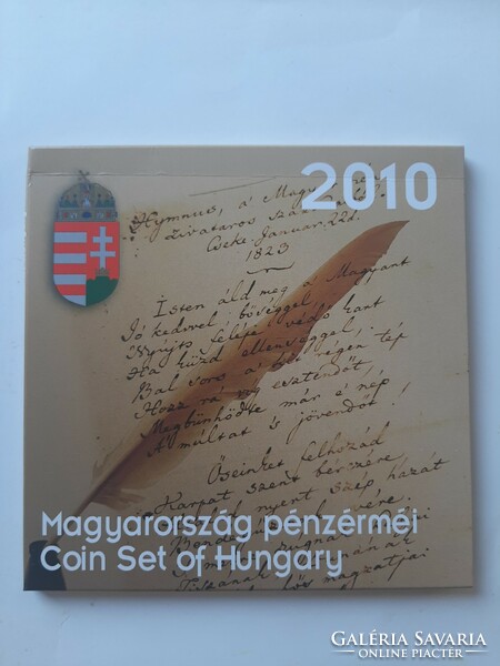 Coins of Hungary 2010 in decorative case circulation line