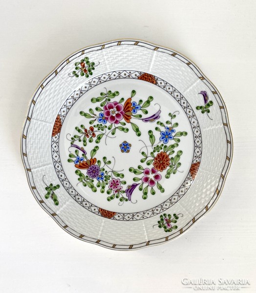 Herend colorful waldstein patterned decorative wall plate
