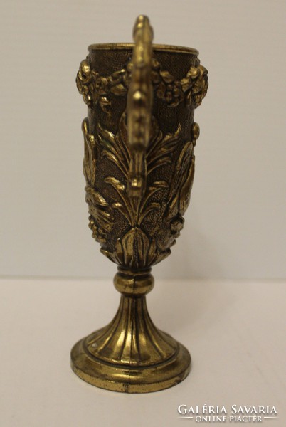 Small ornate copper cup