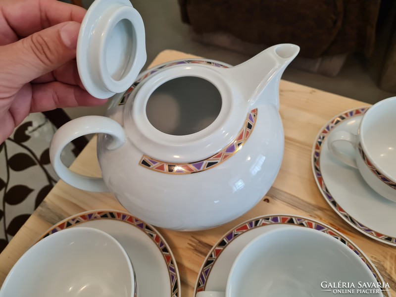 Alföld porcelán teás szett 6 személyes T959