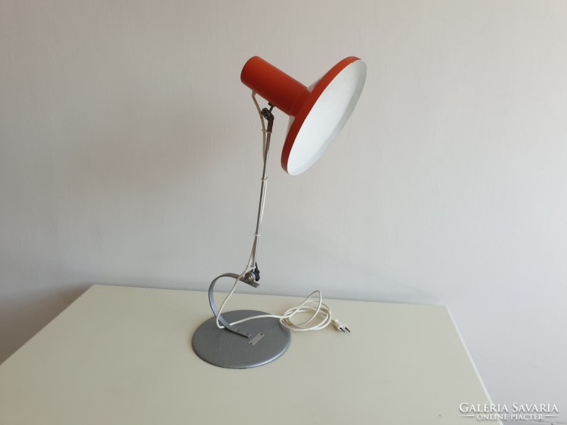 Old retro large metal desk lamp